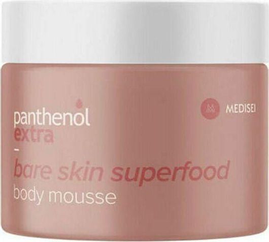 Mousse Σώματος Medisei Panthenol Extra Bare Skin Superfood Ενυδατική για Όλες τις Επιδερμίδες 230ml