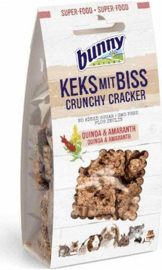 Λιχουδιά για Τρωκτικά Bunny Nature Crunchy Cracker με Κινόα & Αμάραθο 50g