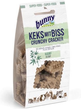 Τροφή για Χάμστερ Bunny Keks Mit Biss Cracker με Κάνναβη 50gr