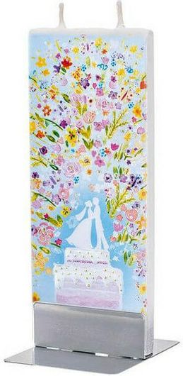 Κερί Bride and Groom on Cake With Friends 5.9cm Πολύχρωμο