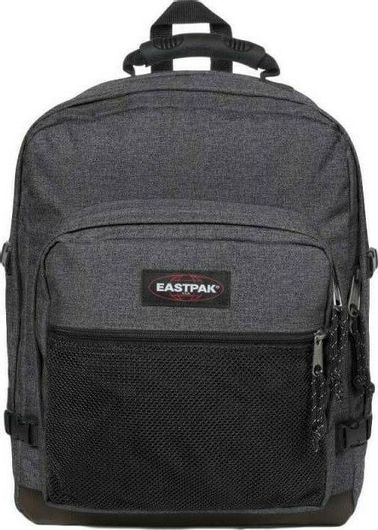 Σχολική Τσάντα Πλάτης Γυμνασίου - Λυκείου Eastpak Ultimate Black Denim σε Γκρι χρώμα