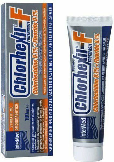 InterMed Chlorhexil F Οδοντόκρεμα με Χλωρεξιδίνη για Ουλίτιδα & Περιοδοντίτιδα 100ml