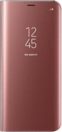 Θήκη Κινητού Book Clear View iPhone 6 Plus 6s Plus Ροζ Χρυ