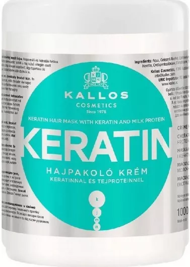 Kallos Keratin Μάσκα Μαλλιών για Επανόρθωση 1000ml