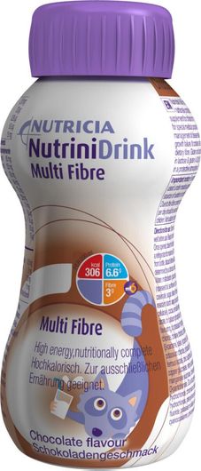 Συμπλήρωμα Διατροφής Nutricia Nutrini Drink Multi Fibre με Γεύση Σοκολάτα 200ml