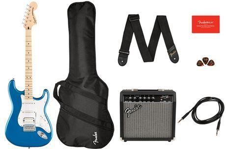 Ηλεκτρική Κιθάρα Fender Squier Affinity Strat Hss Mn Lpb Πακέτο Ηλεκτρικής Κιθάρας 037-2820-602