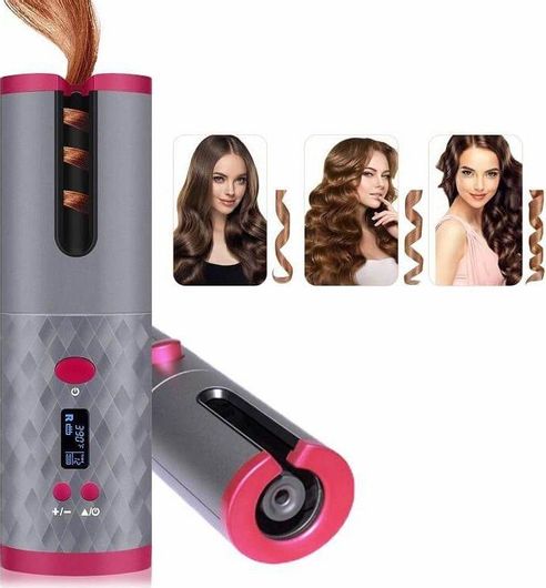 Επαναφορτιζόμενη Συσκευή για Μπούκλες με Κεραμικές Πλάκες