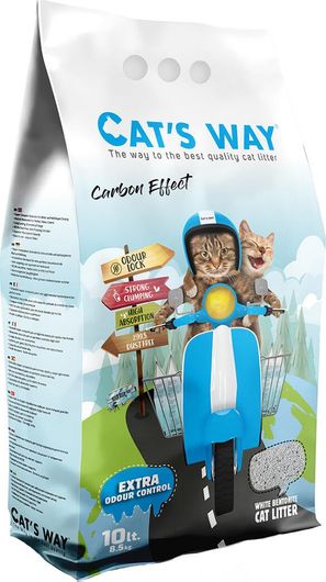 Άμμος Γάτας Cat's Way Carbon Effect Clumping 10lt