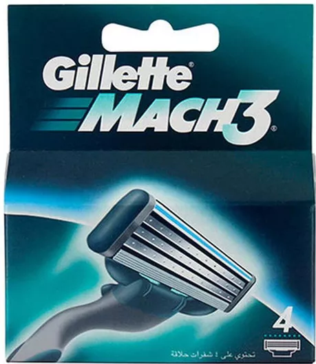 Ξυραφάκια Gillette Mach3 Refill 4τμχ