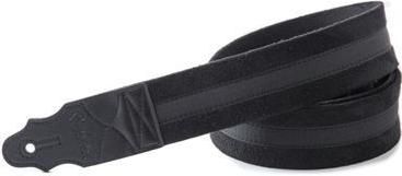 Ζώνη Right On Straps Righton Plain Black Κιθάρας - Μπάσου Plain Black