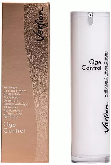 Κρέμα Προσώπου Version Age Control 24ωρη Ενυδατική & Αντιγηραντική για Ξηρές Επιδερμίδες με Υαλουρονικό Οξύ & Κολλαγόνο 50ml