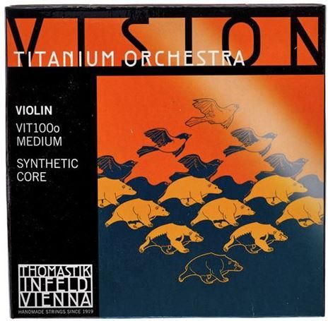Χορδές Thomastik Titanium Orchestra Βιολιού Σετ VIT100o