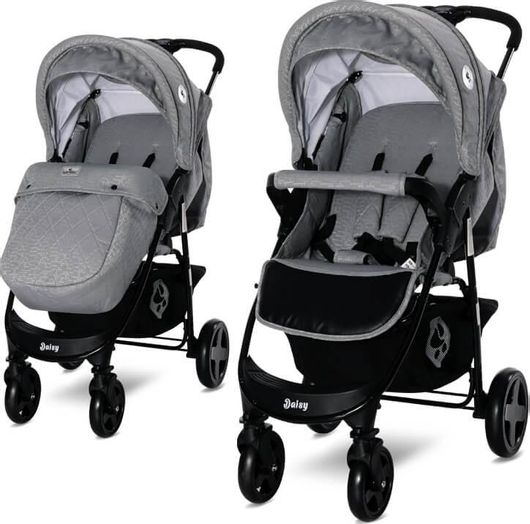 Καρότσι Μωρού Lorelli Daisy Basic Γκρι
