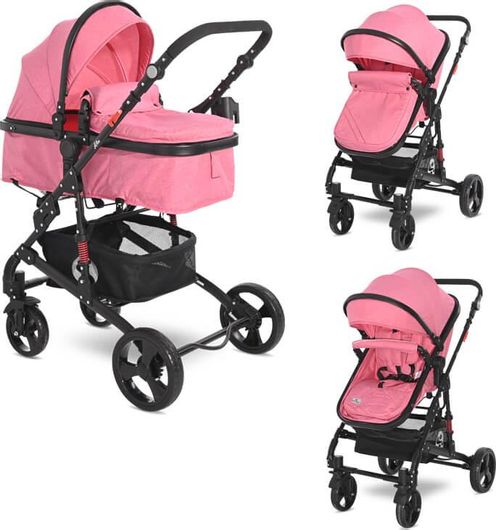 Πολυκαρότσι Μωρού Lorelli Alba 2 in 1 Ροζ