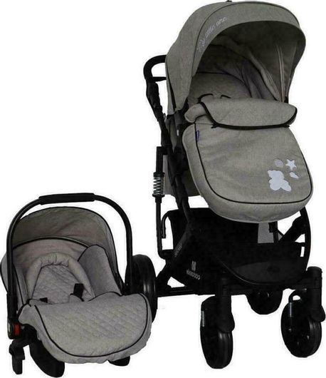 Πολυκαρότσι Μωρού Kikka Boo Beloved 3 σε 1 Γκρι