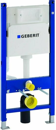 Καζανάκι Geberit Duofix Εντοιχιζόμενο Γυψοσανίδας & Πλακέτα Geberit Delta D20 Ghrome 111.153.00.1