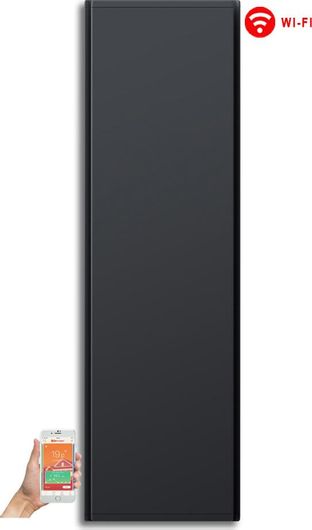 Radialight Icon 15 Θερμοπομπός Τοίχου 1500W με Ηλεκτρονικό Θερμοστάτη και WiFi 45x150cm Grey