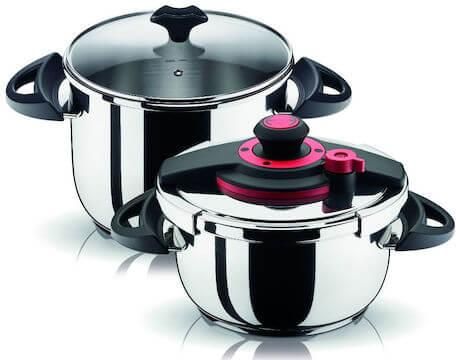 Pyramis Optimum Plus Set Quattro Χύτρες Ταχύτητας 8lt + 4.5lt