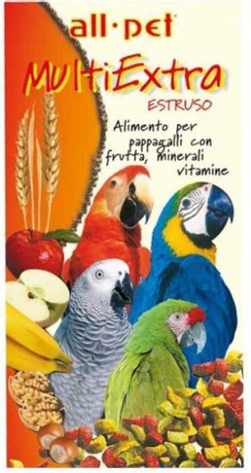 Βιταμίνη Farmall All Pet με Φρούτα & Μπισκότο για Παπαγάλους 300gr Πολύχρωμη