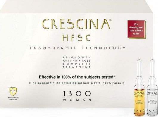Αμπούλες Μαλλιών Labo Crescina Transdermic Re-Growth HFSC 1300 Kατά της Τριχόπτωσης για Γυναίκες 20x3.5ml