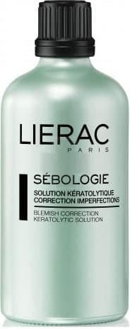 Κρέμα Προσώπου Lierac Sebologie Blemish Correction Keratolytic Solution Λεπτόρρευστη Νυκτός για Λιπαρές Επιδερμίδες κατά των Ατελειών 100ml
