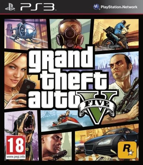Grand Theft Auto (GTA) V - PS3 Game
