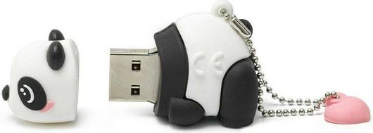 Legami Milano Panda 16GB USB 3.0 Stick Λευκό