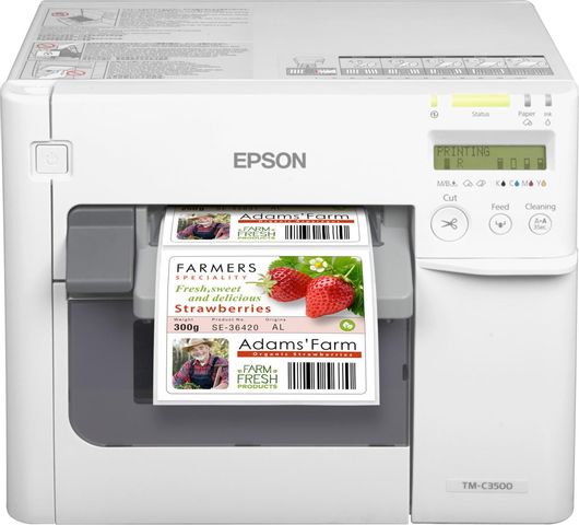 Εκτυπωτής Ετικετών Epson TM-C3500 Inkjet Ethernet / USB 720 dpi Έγχρωμος
