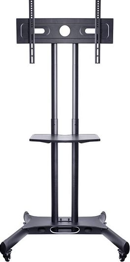 Επιδαπέδια Βάση Τηλεόρασης με Ράφι 60" έως 100'' με Ροδάκια