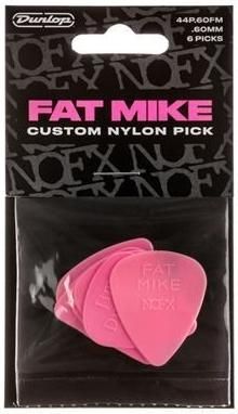 Πέννες Κιθάρας Dunlop Fat Mike Nylon Standard Πάχους 0.6mm Σετ 6τμχ