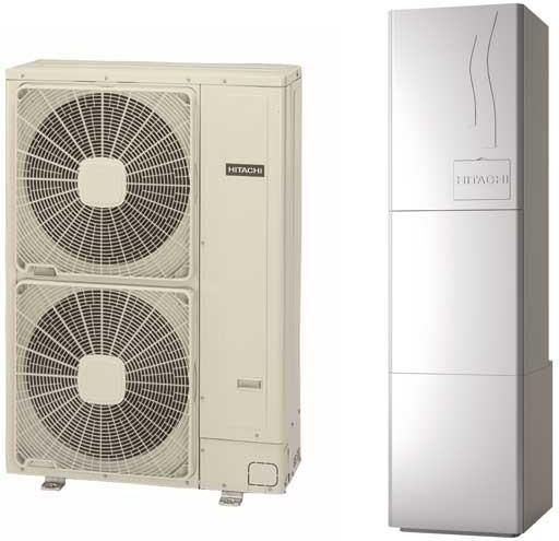 Αντλία Θερμότητας HITACHI Yutaki-S80 RWH-5.0(V)NF(W)E / RWH-5.0(V)NF(W)E Moνοφασική 16.7KW