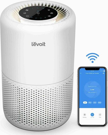 Καθαριστής Αέρα Levoit Core 200S Smart True HEPA 37W για Χώρους 35m²