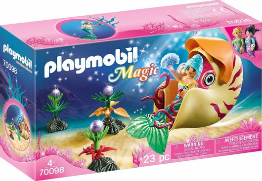 Playmobil Magic: Γοργόνα με Θαλάσσιο Σαλιγκάρι Γόνδολα 70098 για 4+ Ετών