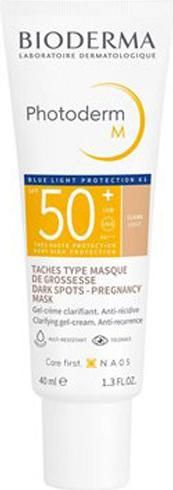 Bioderma Photoderm M Mineral Αδιάβροχη Αντηλιακή Κρέμα Προσώπου SPF50 με Χρώμα Claire Light 40ml