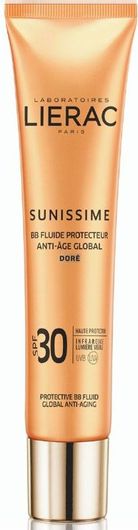 Aντηλιακή Κρέμα Προσώπου Lierac Sunissime BB Dore Fluide Protecteur Anti-Age Global SPF30+ 40ml