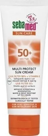 Αντηλιακή Κρέμα Προσώπου & Σώματος Sebamed Multi Protect Sun Cream SPF50 75ml