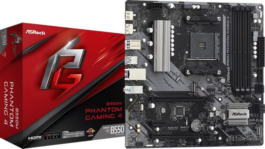 Μητρική Κάρτα Asrock B550M Phantom Gaming 4 Micro Motherboard ATX με AMD AM4 Socket
