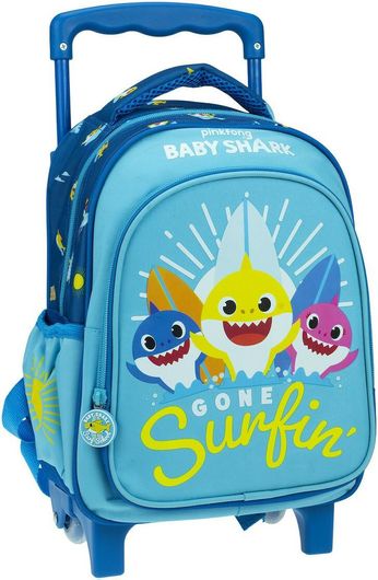 Σχολική Τσάντα Νηπίου Trolley Gim Baby Shark 334-67072 Γαλάζιο