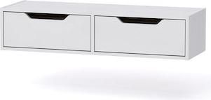 Κονσόλα Τουαλέτα Alberto Pakoworld Κρεμαστή Λευκό 100x32.5x22cm