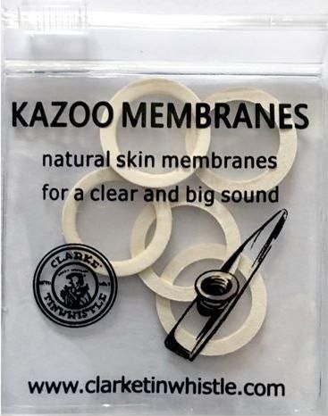 Μεμβράνες Clarke Tinwhistle Pro Natural Skin για Καζού