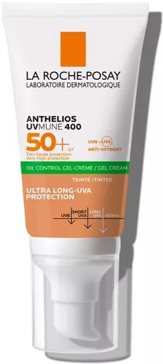 Αντηλιακό Προσώπου La Roche Posay Anthelios XL Tinted Dry Touch Gel-Cream Anti-Shine SPF50+ με Χρώμα 50ml