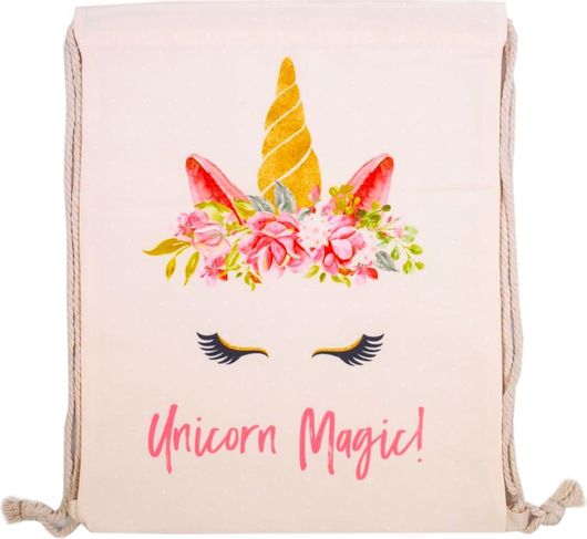 Παιδική Τσάντα Πλάτης Πουγκί Μονόκερος