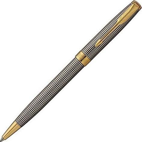 Στυλό Parker Sonnet Premium Cisele Silver Gt Ballpoint Μπλε