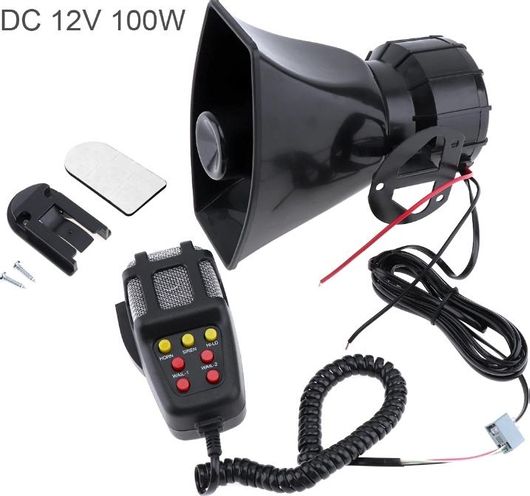 Κόρνα αυτοκινήτου και μοτοσυκλέτας 12V 100W με 5 διαφορετικούς τόνους