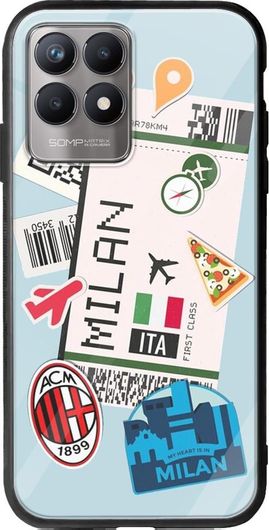 Θήκη Κινητού Back Cover για Realme 8i - Groove TPU - Ticket To Milan