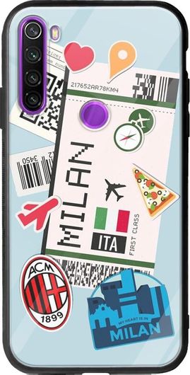 Θήκη Κινητού Back Cover για Xiaomi Redmi Note 8 - Groove TPU - Ticket To Milan
