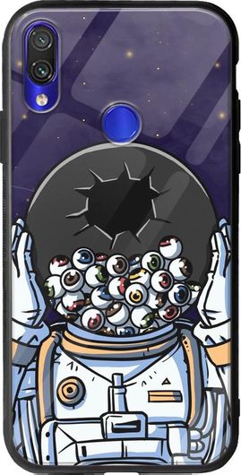 Θήκη Κινητού Back Cover για Xiaomi Redmi Note 7 - Groove TPU - Weirdcore Astronaut