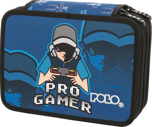 Κασετίνα Polo Rolling Pro Με 3 Θήκες Σε Μπλε Χρώμα 1Τμχ 9 37 016 8121