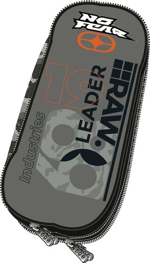 Κασετίνα Back Me Up Leader Με 1 Θήκη Σε Γκρι Χρώμα 1Τμχ 348 06141