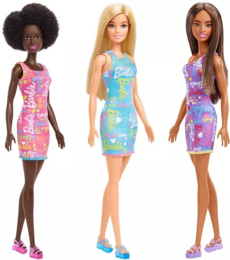 Barbie με Ροζ Φόρεμα για 3+ Ετών